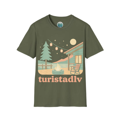 Camiseta con diseño de cabaña, regalo de camping, camiseta de vidregalo de naturaleza, excursión, camiseta de vida al aire libre, Senderismo