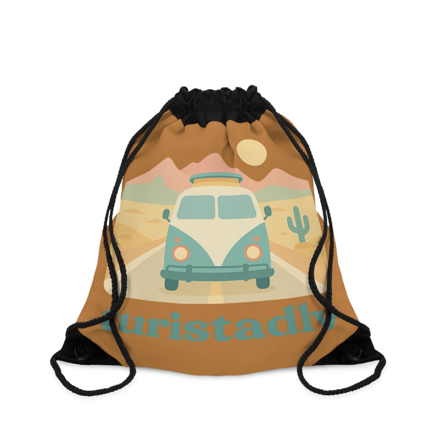 Bolsa con cordón retro, Camper, mochila de viaje en carretera, regalo de viaje, furgoneta