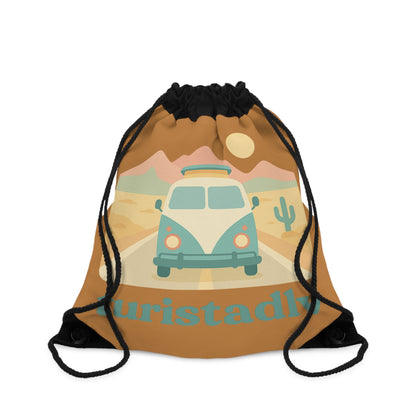 Bolsa con cordón retro, Camper, mochila de viaje en carretera, regalo de viaje, furgoneta