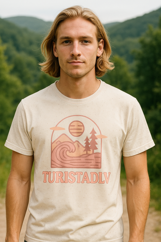 Camiseta unisex Sunset Waves, camiseta casual, ropa de playa, camisa de verano, regalo de viaje, ropa de aventura al aire libre