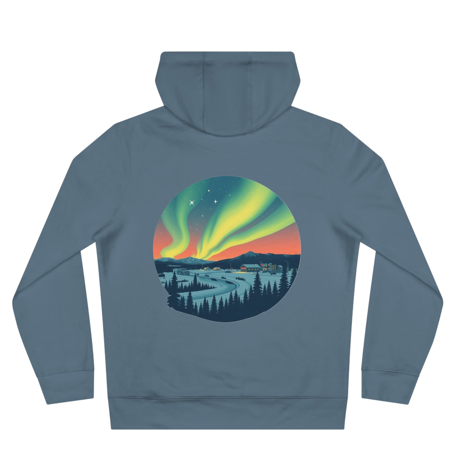 Sudadera Aurora Boreal Fairbanks Alaska, Montaña, regalo