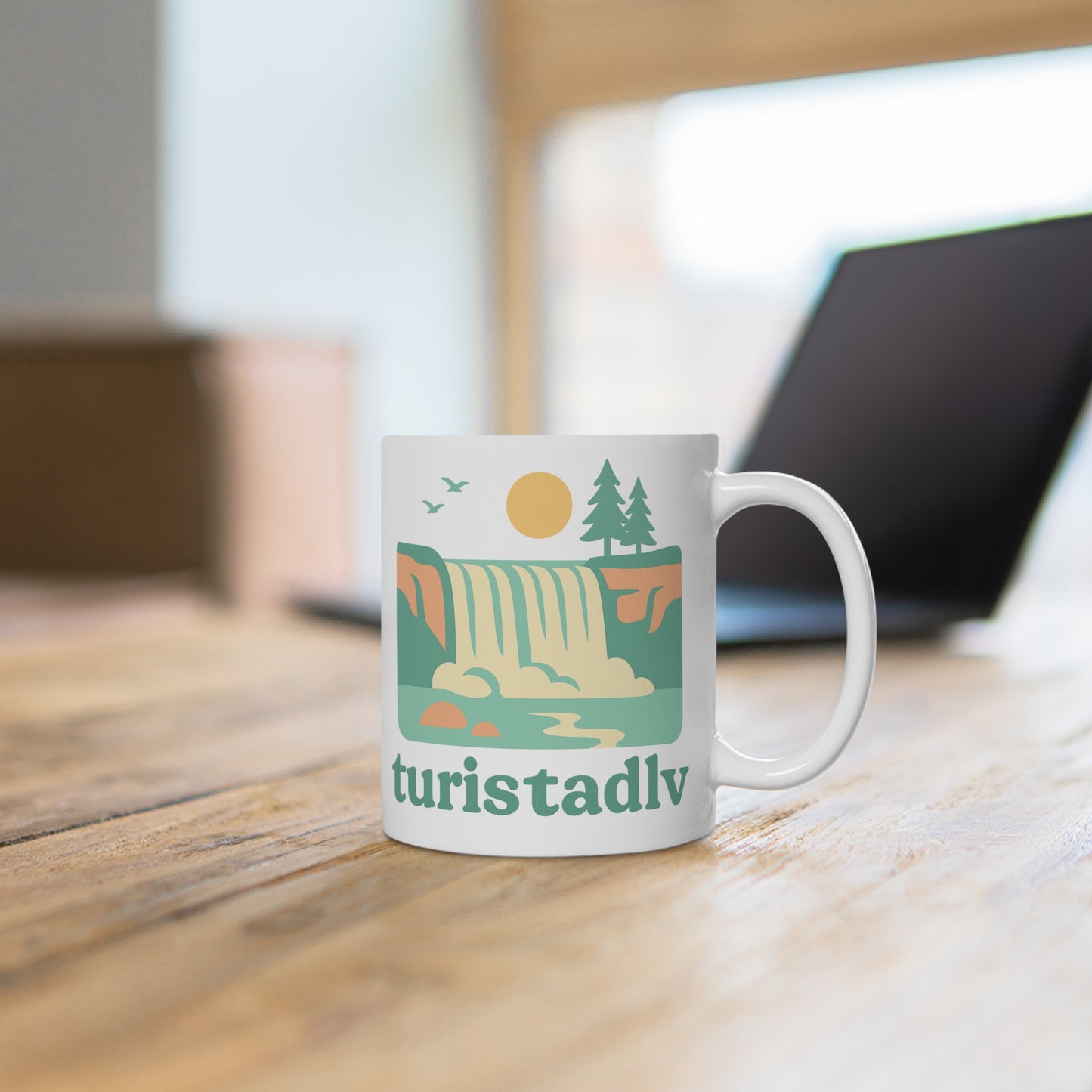 Taza Cascada y Naturaleza, Paisaje Escénico de Camping