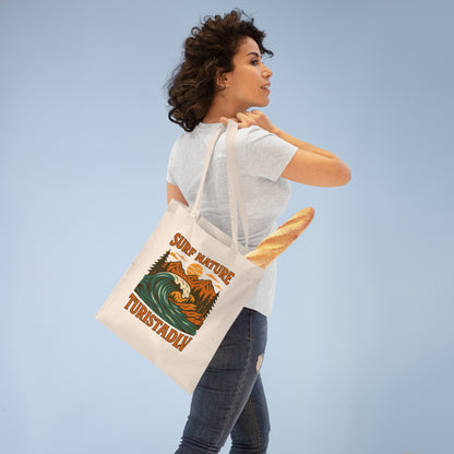 Bolsa de camping retro, perfecta para aventureros, tote bag,compras ecológicas, días de playa, regalo para amantes de la naturaleza, regalo de vida al aire libre.