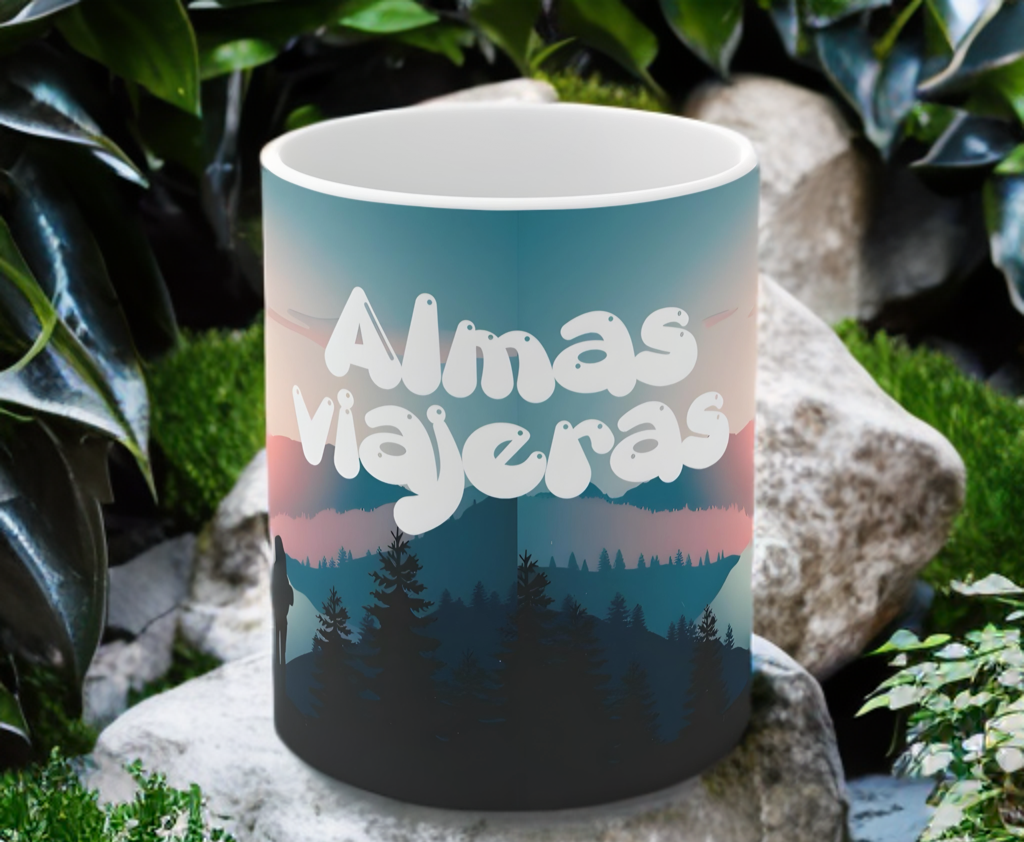 Taza de pareja, declaración, taza de montaña, viajero, regalo viaje, taza de viajero, regalo novios, taza de amor, taza esposa, senderista