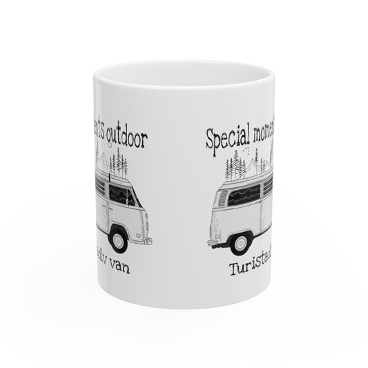 Taza de viajero, taza de camioneta, casa rodante, regalo de camping, regalo de camper, taza de viaje, van, taza viajero, taza aventurero.