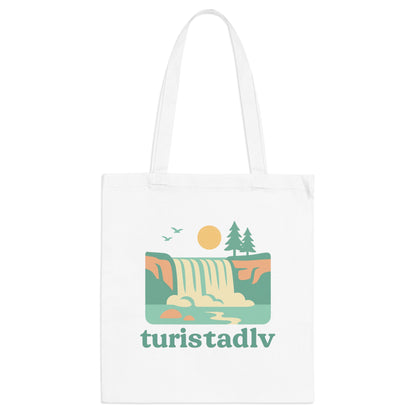 Bolsa de mano de naturaleza, ecológica, bolsa de compras, bolsa de viaje, tote bag,  tote de escapada de fin de semana, regalo amante de la naturaleza, cascada