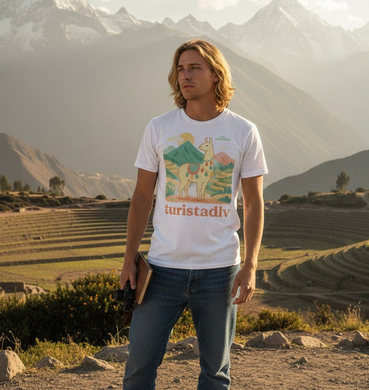 Camiseta Retro de Llama, diseño de viaje, diseño de Alpaca, Tema Perú Inca,Camiseta de Perú , camiseta de llama, camiseta de alpaca,