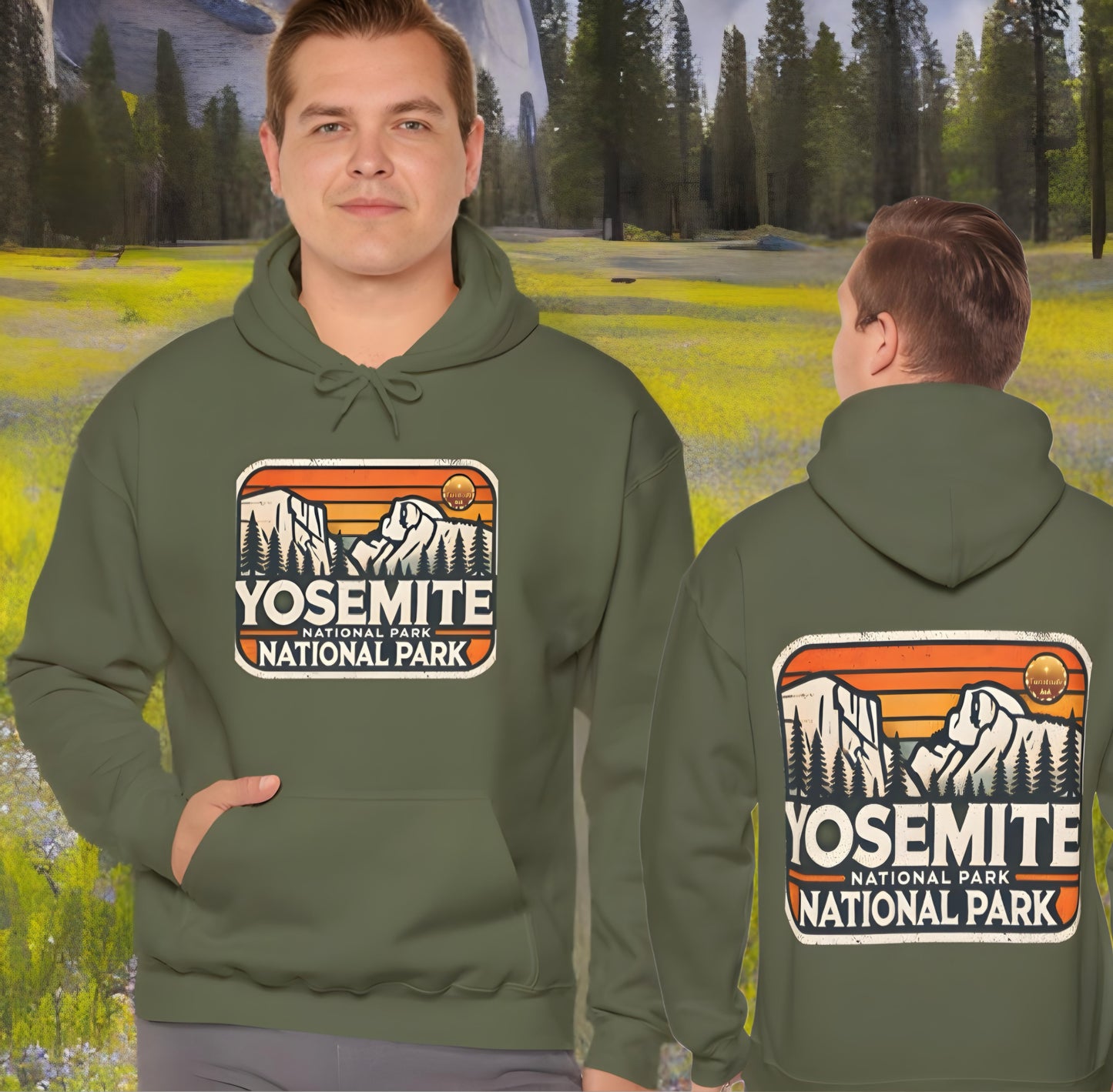 Sudadera de Parque Nacional de Montaña Yosemite, suéter, Regalo entusiastas del aire libre, ropa de aventura