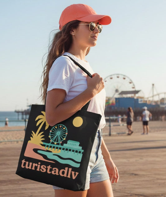 Bolsa de la noria del muelle de Santa Mónica | Bolsa de hombro de viaje de Venice Beach California