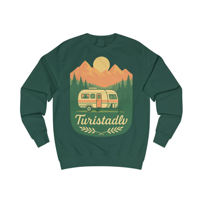 Sudadera de aventura acogedora, sudadera Camper Van, ropa unisex para exteriores, regalo para amantes de la naturaleza, suéter de viaje