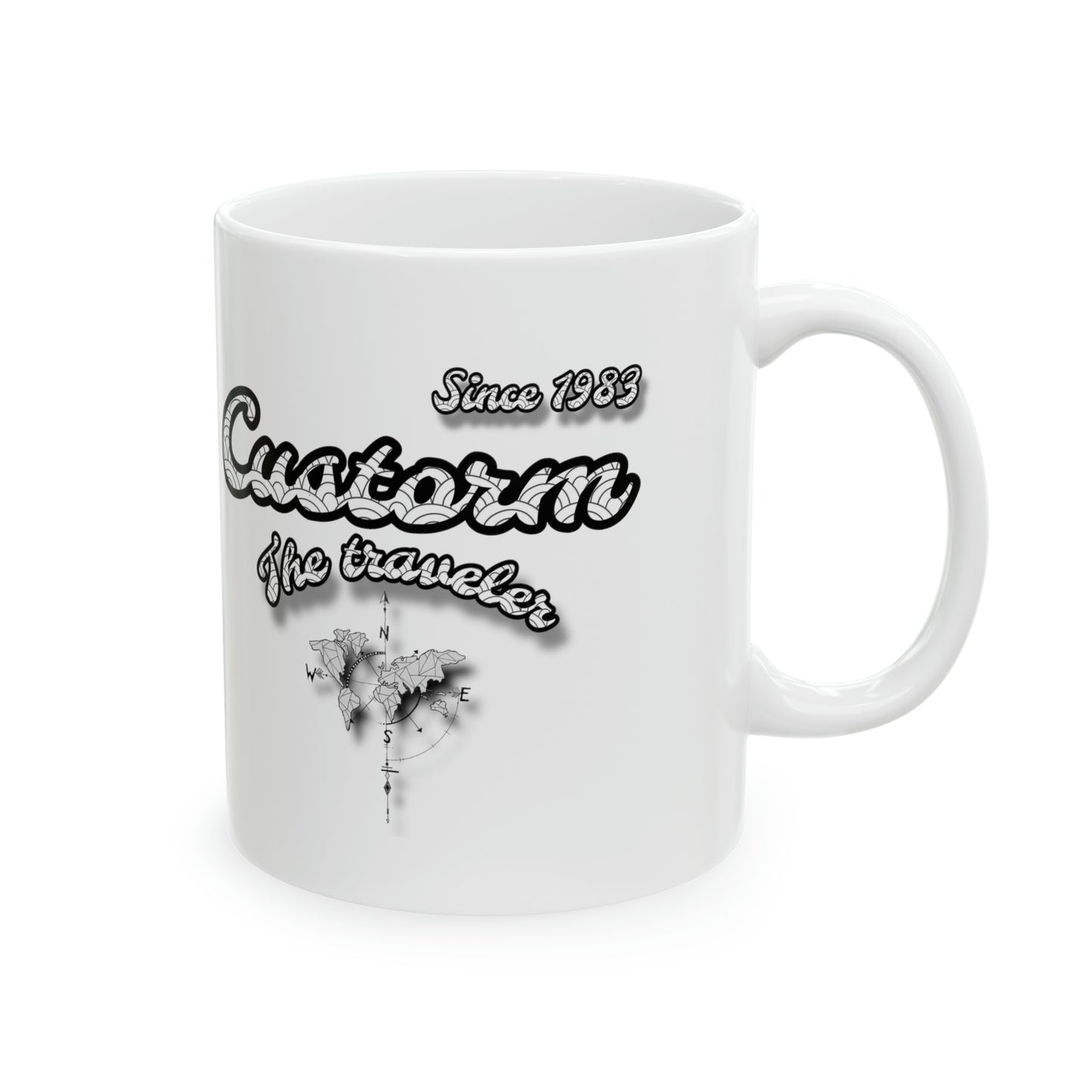 Taza viajero, taza de viaje personalizada, taza viajera, regalo de viaje, taza de viajero personalizada, taza aniversario, taza cumpleaños.