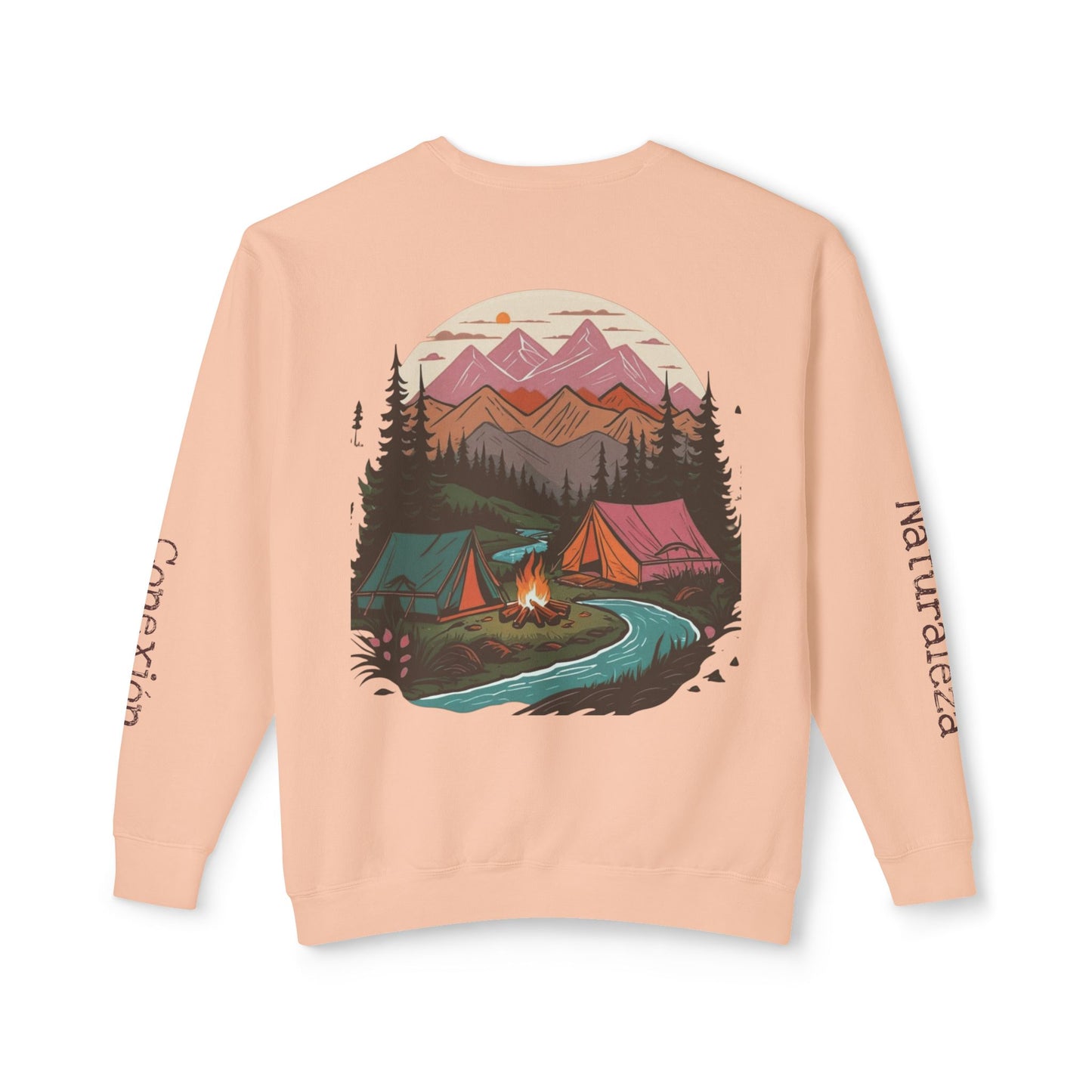 Sudadera para amantes de la naturaleza, sudadera de camping, sudadera de redes sociales, aventurero, viajero, suéter al aire libre