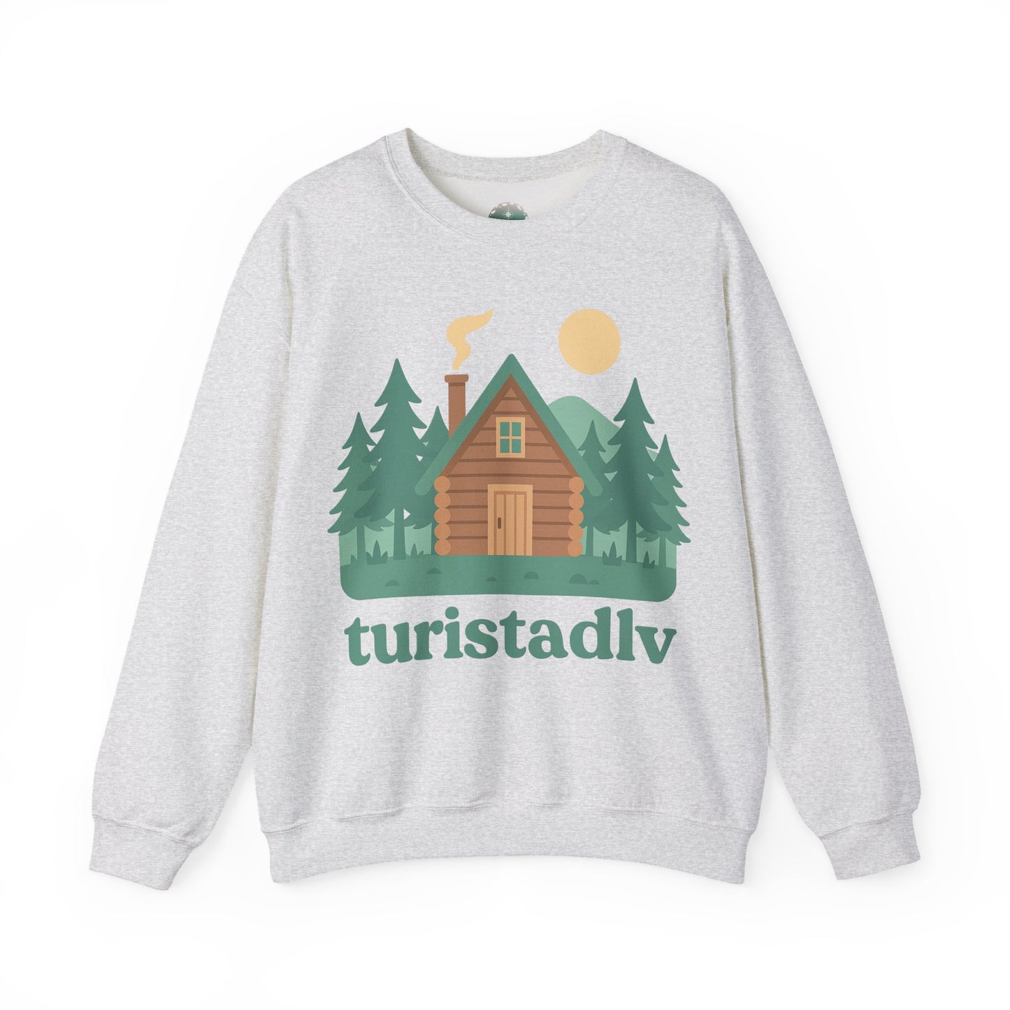 Sudadera de cabaña en el bosque, Paisaje natural de montaña, escena forestal, sudadera de paisaje natural, regalo de camping, viaje, montaña