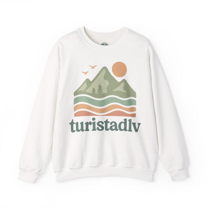 Sudadera inspirada en la naturaleza, sudadera unisex acogedora, ropa de la cordillera, regalo de viaje casual, equipo aventura al aire libre