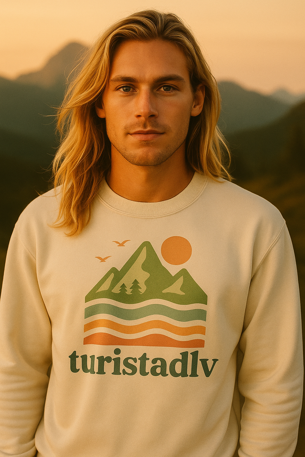 Sudadera Inspirada en la Naturaleza, Estilo Cordillera