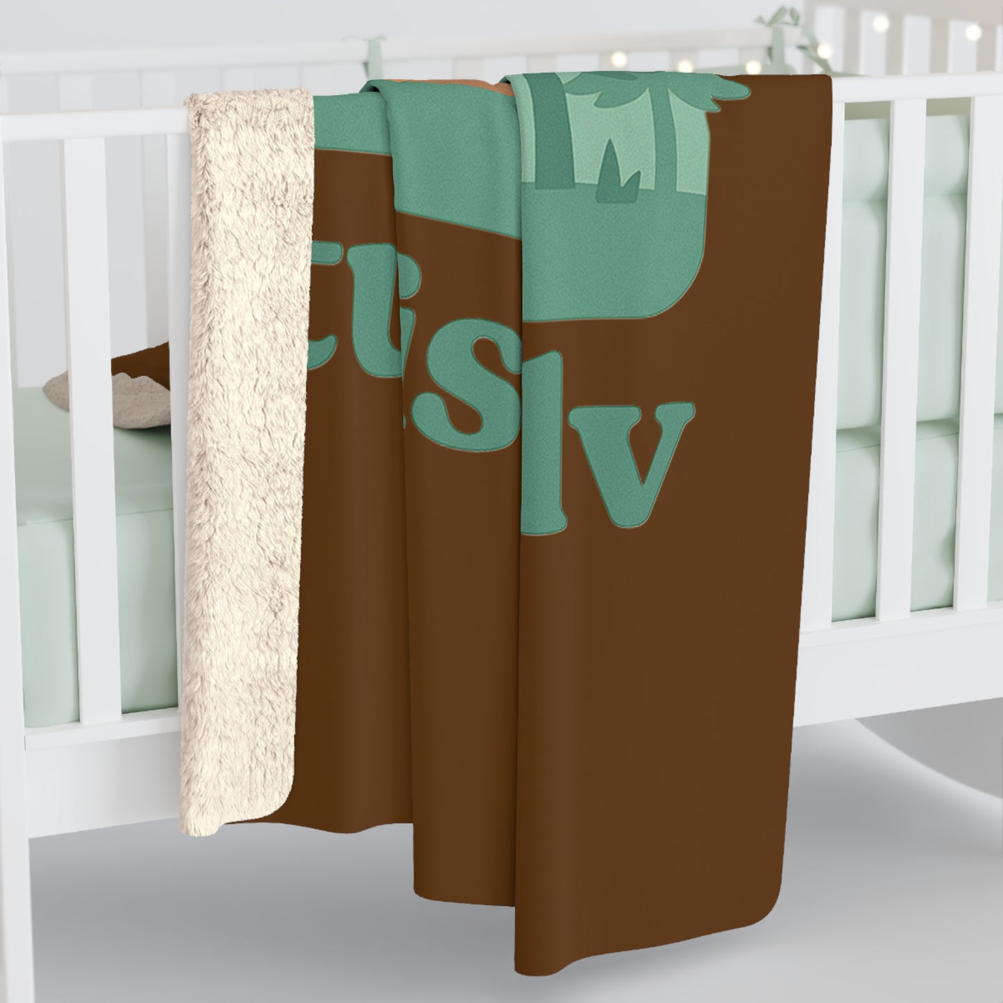 Manta de lana Sherpa de cabaña en el bosque, regalo de casa de campo Diseño acogedor de cabaña de troncos