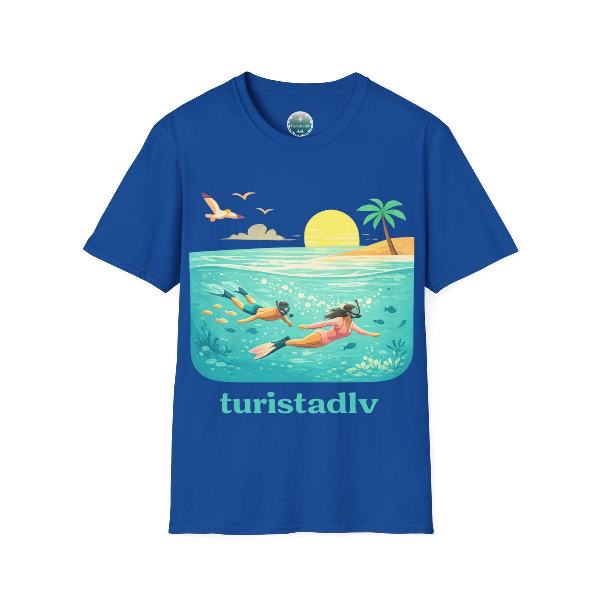 Camiseta snorkel verano, Camiseta de pareja unisex de playa y mar, estilo tropical aventurero, camiseta de surf y océano, regalo buceadores