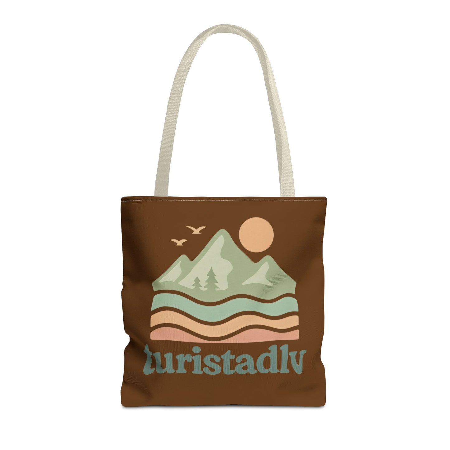 Bolso de mano Retro de paisaje de montaña, tote bag, regalo de montaña, diseño de viajero, amante de la naturaleza, turista