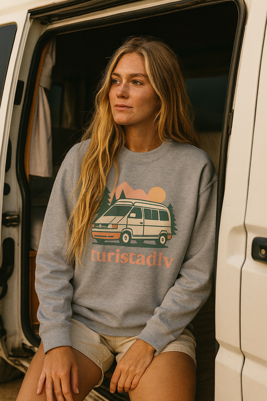 Sudadera de Van Life, sudadera de Camper Van, regalo para amantes de la naturaleza, sudadera para acampar, ropa de aventura al aire libre