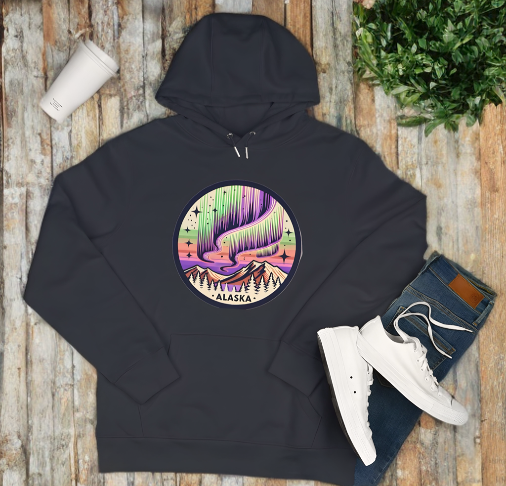 Sudadera de Fairbanks Alaska, suéter de Montaña, Aurora Boreal, exterior