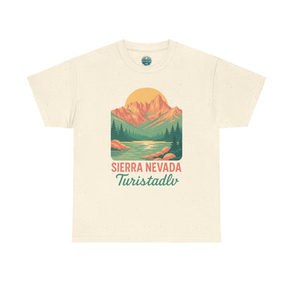 Camiseta gráfica de Sierra Nevada, regalo para amantes de la naturaleza, camisa de aventura al aire libre, ropa de montaña, ropa de viaje