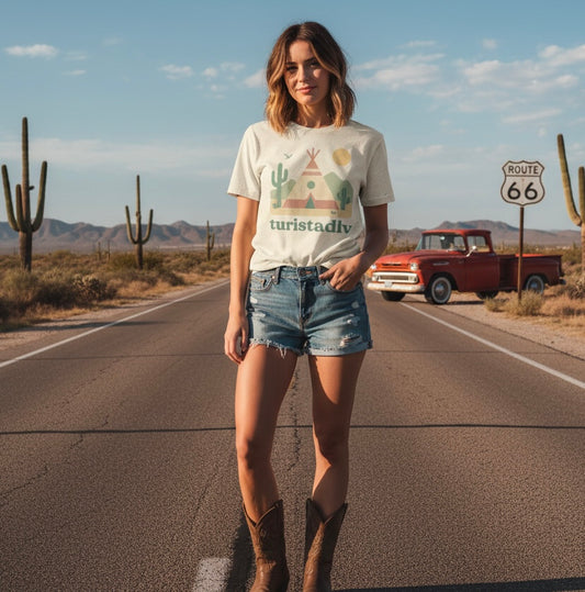 Camiseta de tipi, camiseta de cabaña, ruta 66, regalo de viaje por carretera, camiseta de aventuras, cabaña india
