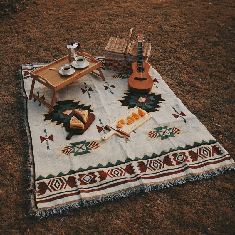 Ethnic Style Picnic Mat Moisture Proof