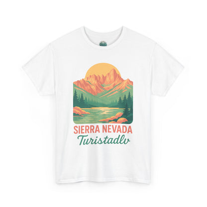 Camiseta gráfica de Sierra Nevada, regalo para amantes de la naturaleza, camisa de aventura al aire libre, ropa de montaña, ropa de viaje