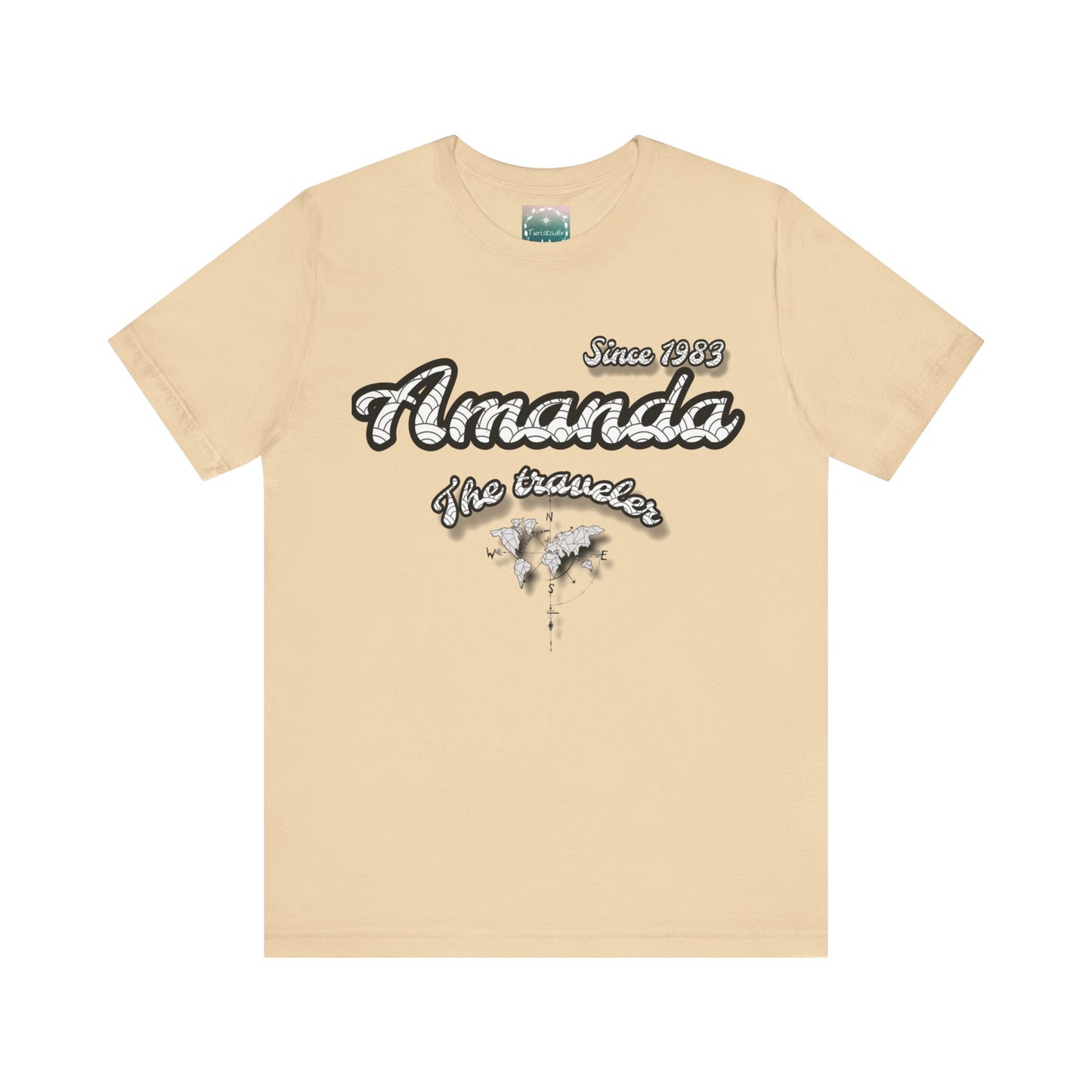 Camiseta personalizada viajero, camiseta cumpleaños, regalo de viajero, camiseta de viaje, regalo de viajes, personalizable, regalo viajero