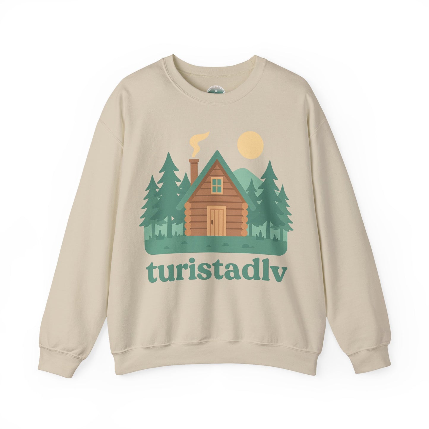 Sudadera de cabaña en el bosque, Paisaje natural de montaña, escena forestal, sudadera de paisaje natural, regalo de camping, viaje, montaña