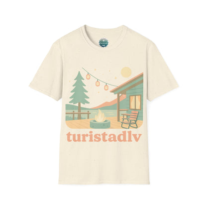 Camiseta con diseño de cabaña, regalo de camping, camiseta de vidregalo de naturaleza, excursión, camiseta de vida al aire libre, Senderismo