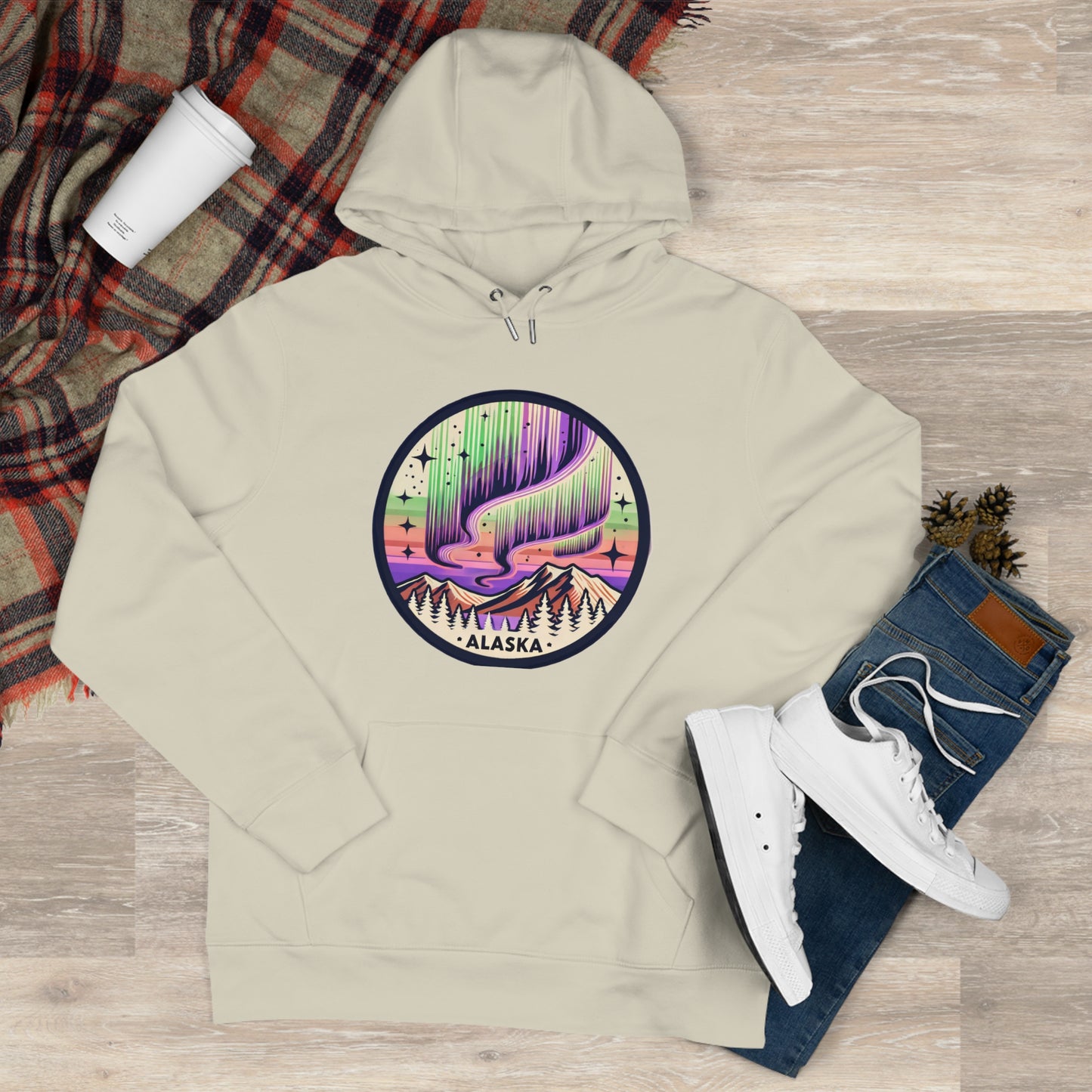 Sudadera de Fairbanks Alaska, suéter de Montaña, Aurora Boreal, exterior