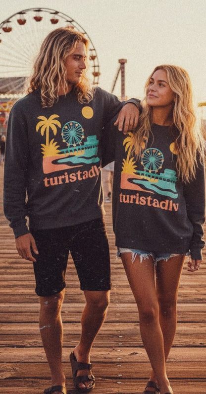 Sudadera unisex California Vibes, suéter de playa de Santa Mónica, regalo de la ruta 66, sudadera de Venice Beach, muelle de Santa Mónica