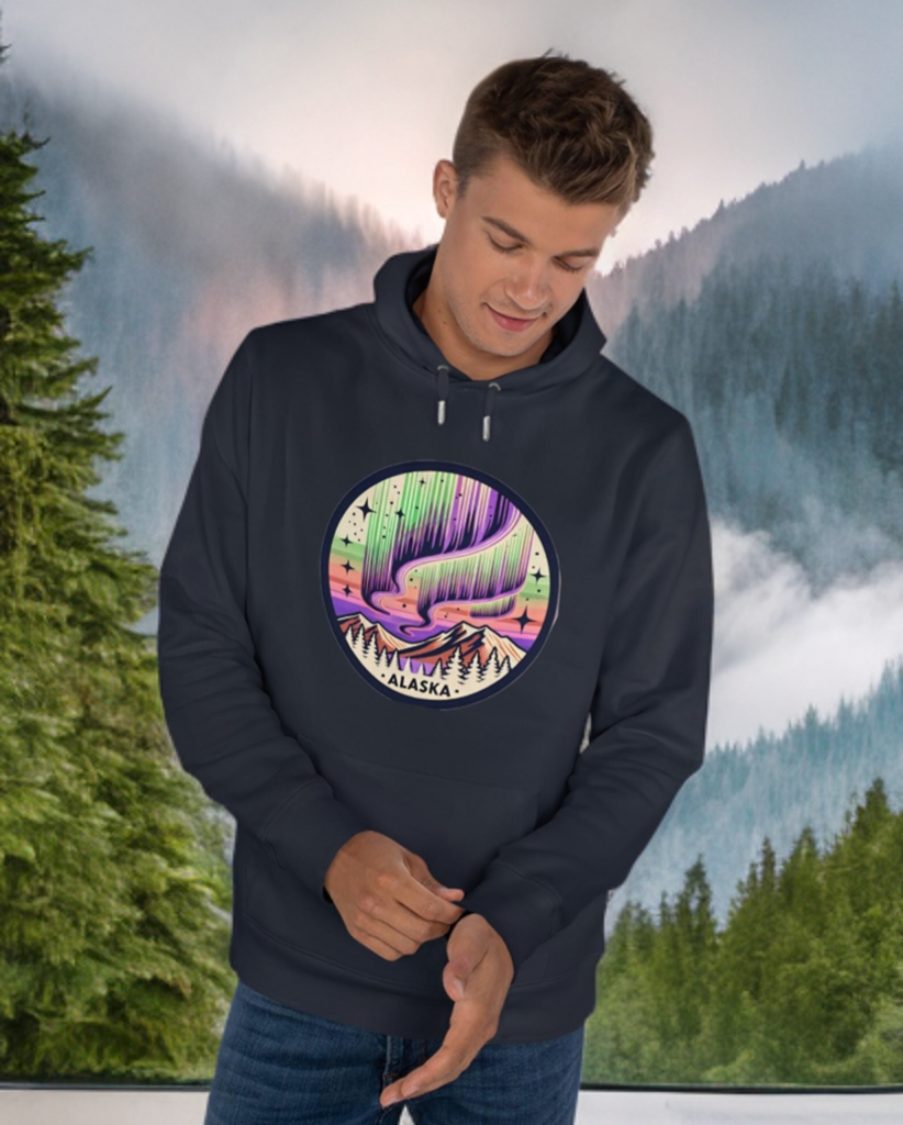 Sudadera de Fairbanks Alaska, suéter de Montaña, Aurora Boreal, exterior