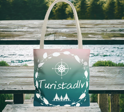 Tote Bag de viajero, bolsa de montaña, brújulas, bolso de tela, bolsa de viajero, regalo de viaje, bolsa excursión, bolsa compra.