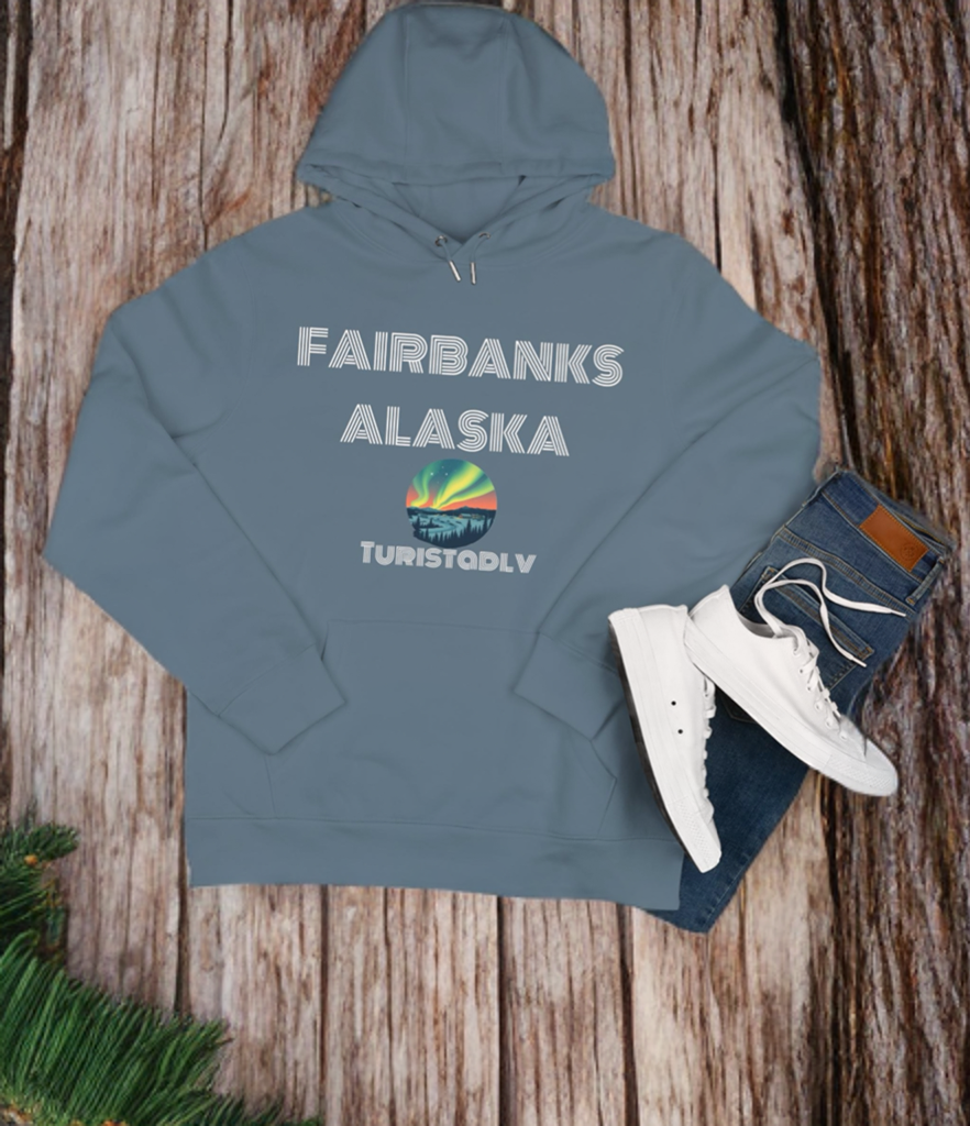 Sudadera Aurora Boreal Fairbanks Alaska, Montaña, regalo