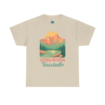 Camiseta gráfica de Sierra Nevada, regalo para amantes de la naturaleza, camisa de aventura al aire libre, ropa de montaña, ropa de viaje