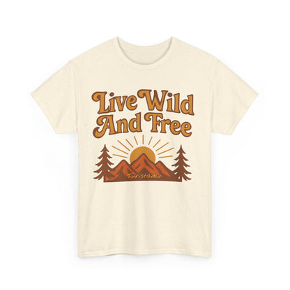 Camiseta de libre y salvaje en ambiente al aire libre, Camisa de senderismo, Camiseta de aventura, Regalo para amantes de la naturaleza.