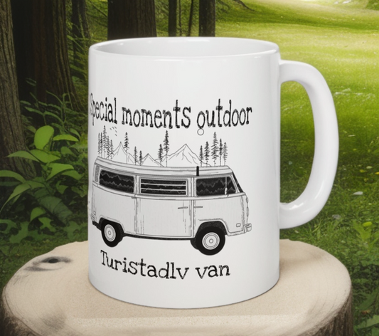 Taza de viajero, taza de camioneta, casa rodante, regalo de camping, regalo de camper, taza de viaje, van, taza viajero, taza aventurero.