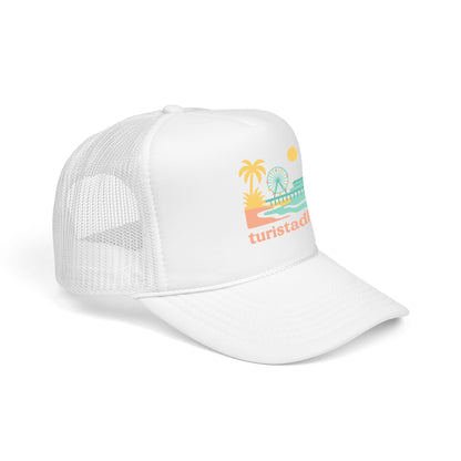 Gorra retro californiana, gorra de noria de playa retro, gorra de vacaciones, sombrero de visera muelle de santa Mónica.