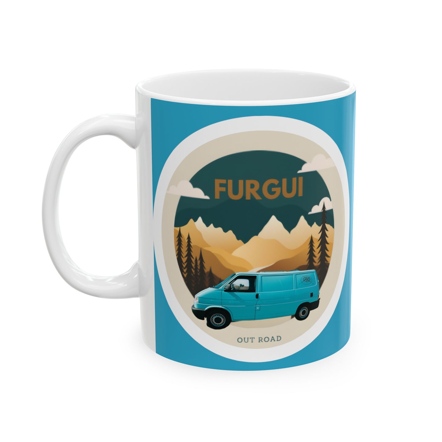 Taza personalizada de furgoneta, taza de casa rodante personalizada, taza de caravana personalizada, taza de camioneta personalizada.