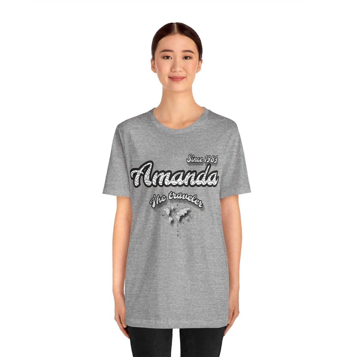 Camiseta personalizada viajero, camiseta cumpleaños, regalo de viajero, camiseta de viaje, regalo de viajes, personalizable, regalo viajero