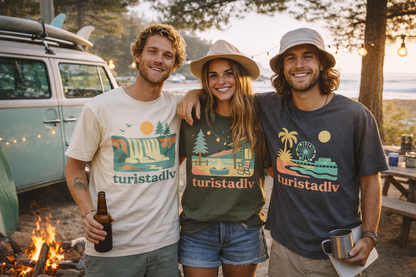 Camiseta con diseño de cabaña, regalo de camping, camiseta de vidregalo de naturaleza, excursión, camiseta de vida al aire libre, Senderismo