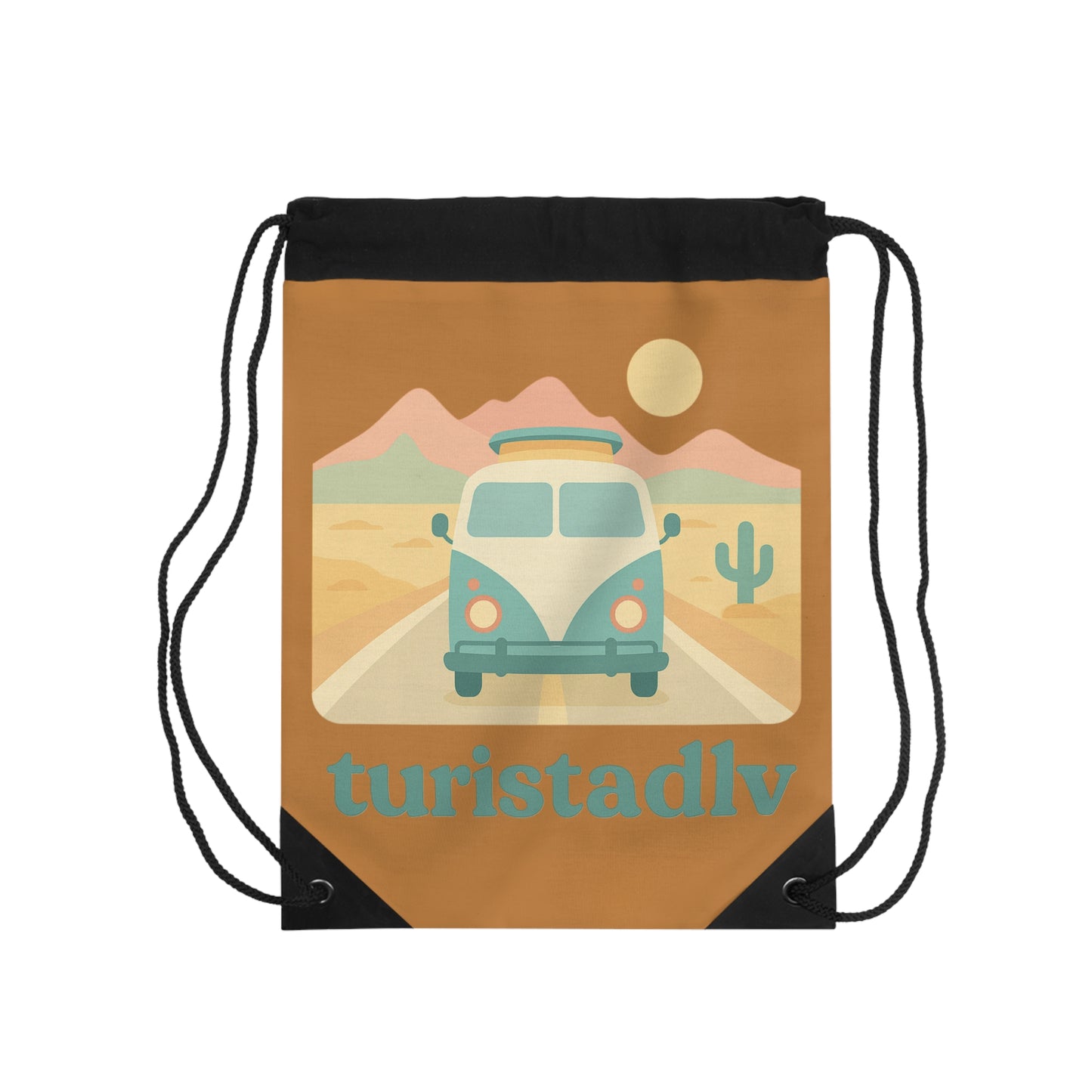 Bolsa con cordón retro, Camper, mochila de viaje en carretera, regalo de viaje, furgoneta