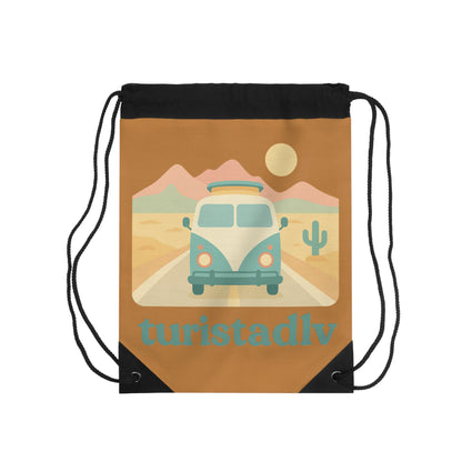 Bolsa con cordón retro, Camper, mochila de viaje en carretera, regalo de viaje, furgoneta