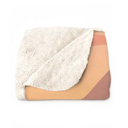 Manta Sherpa Retro Camper de montaña al atardece, amantes de la naturaleza, manta de exterior estilo Vintage