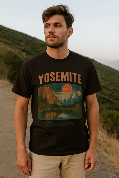 Camiseta del Parque Nacional Yosemite, camisa de montaña, ropa de viaje, senderismo, amantes de la naturaleza, vida al aire libre