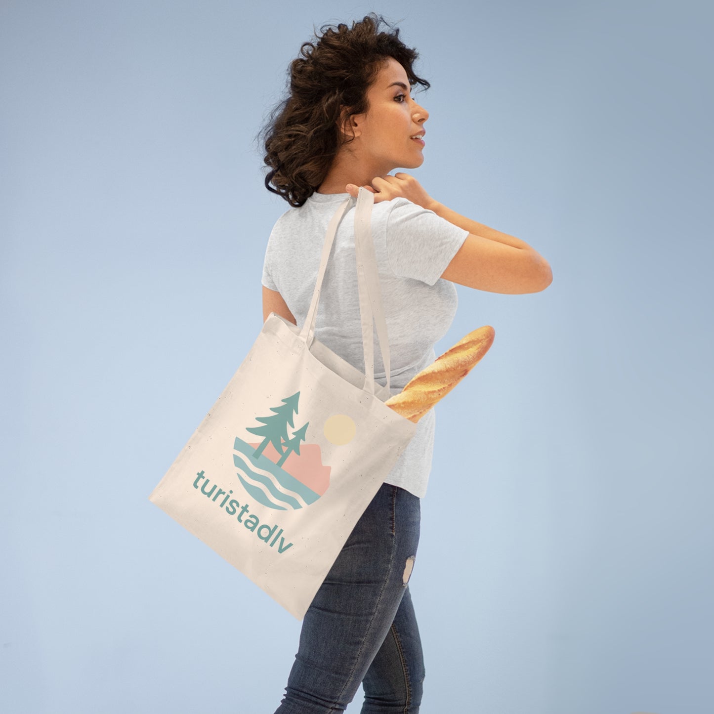 Bolsa de mano inspirada en la naturaleza, tote bag, bolsa de compras ecológica, regalo para amantes de la naturaleza, perfecta para viajes, uso diario