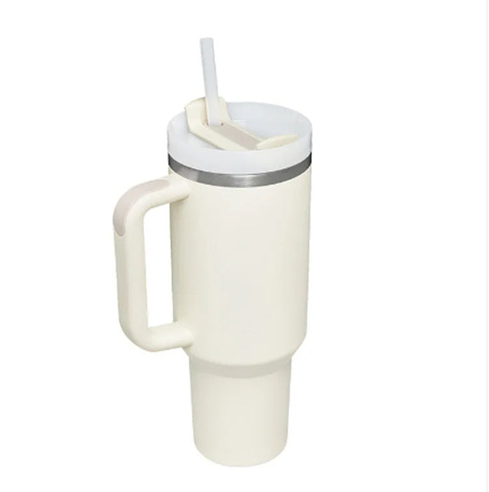 Straw Coffee Insulation Portable Car Bottle Thermal Mug