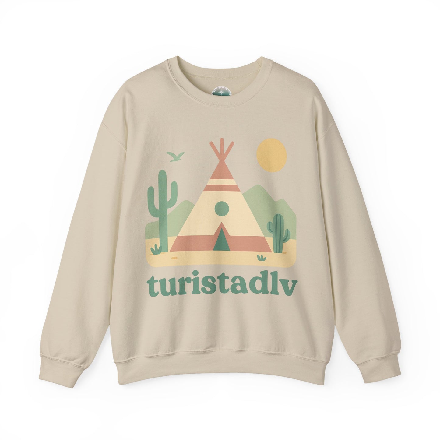 Sudadera  diseño de Tipi en el desierto, Ruta 66, Tipi indio de cabaña de aventura, regalo para amantes de la naturaleza, suéter de camping